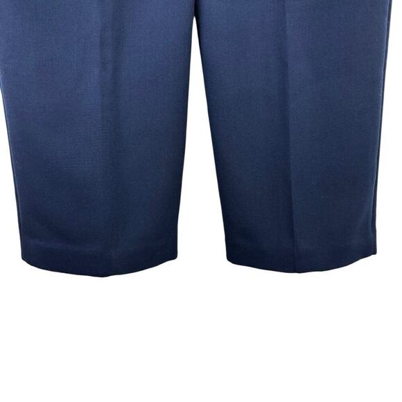 Chico’s So Slimming Manhattan Trousers Navy Straight Leg Dress Pants Size 14 - Picture 9 of 16